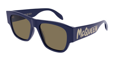 Alexander Mcqueen AM0328S Blue/Brown #colour_blue-brown