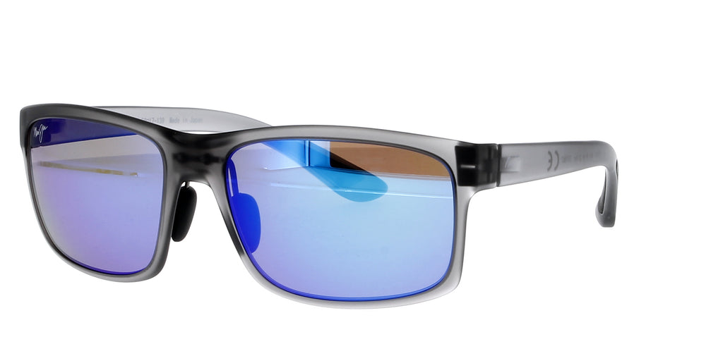 Maui Jim Pokowai Arch Translucent Matte Grey/Blue Hawaii #colour_translucent-grey-blue-hawaii