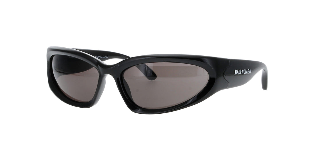 BALENCIAGA GOTHAM 0284 Black 001 Fashion Bat Spike Mask Wrap