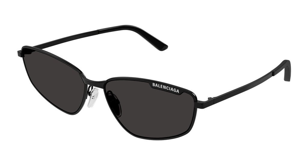 Balenciaga BB0277S 001 Unisex Rectangle Sunglasses - Black / Grey Balenciaga BB0277S Black/Grey (001) Sunglasses | eBay main image 3