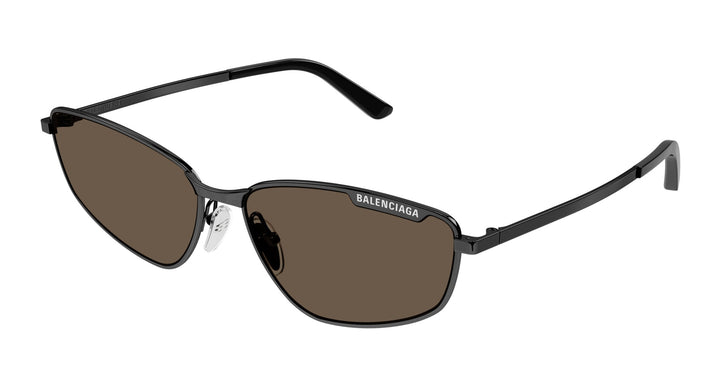 Balenciaga BB0277S 001 BRAND NEW Sunglasses Grey Geometric Unisex Balenciaga Women Sunglasses Black Grey Geometric BB0277S 001  main image 3