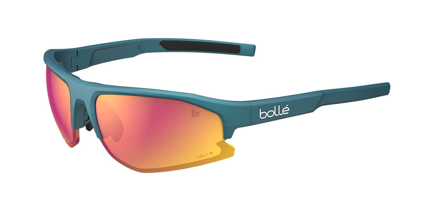 Bolle Bolt 2.0 Creator Teal Metallic - Volt+ Ruby Polarized #colour_creator-teal-metallic-volt+-ruby-polarized