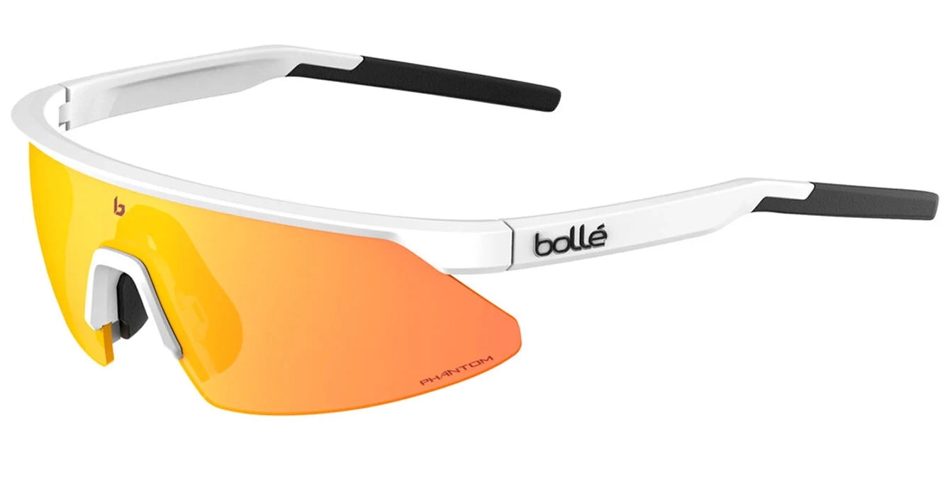 Bolle Micro Edge White Matte/Phantom Brown Red Photochromic #colour_white-matte-phantom-brown-red-photochromic