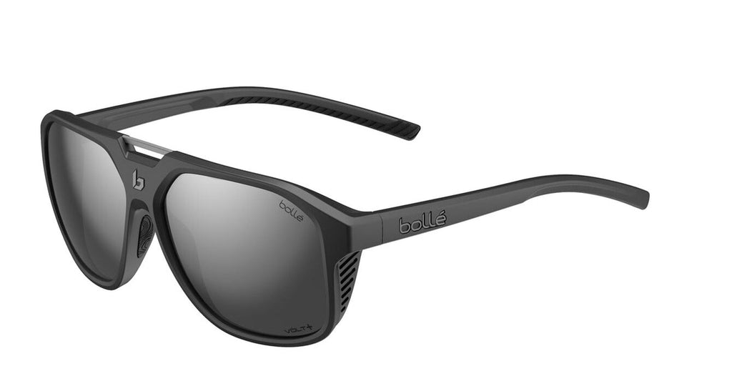 Bolle Arcadia Black Matte/Volt+ Cold White Polarized #colour_black-matte-volt+-cold-white-polarized