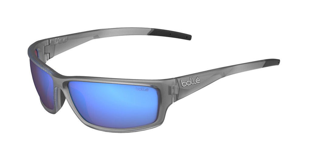 Bolle Cerber Solid Grey Crystal Matte/Brown Blue #colour_solid-grey-crystal-matte-brown-blue