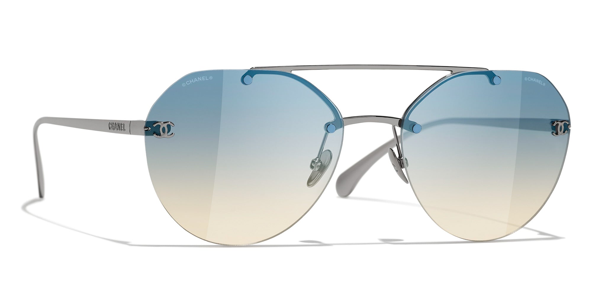 Chanel Aviator Aviator Sunglasses - Gold Sunglasses, Accessories -  CHA944487 | The RealReal