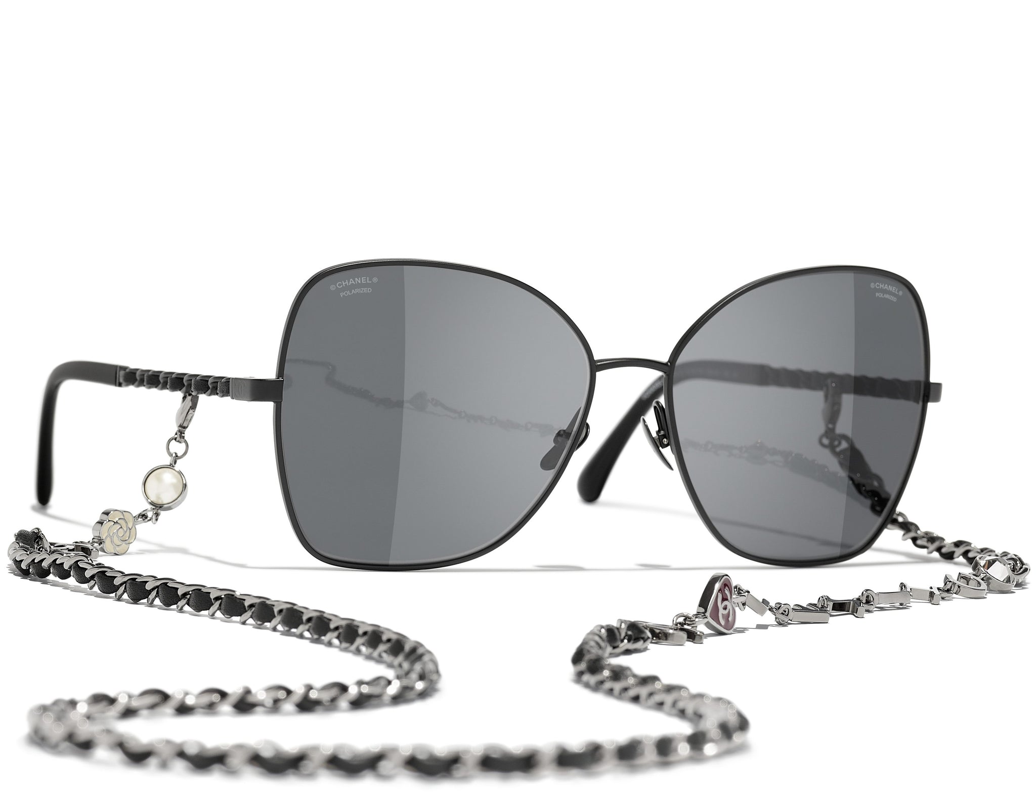 Chanel Silver Mirrored Round Sunglasses ○ Labellov ○ Buy and