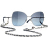 CHANEL 4274Q Dark Silver & Blue/Blue #colour_dark-silver-blue-blue