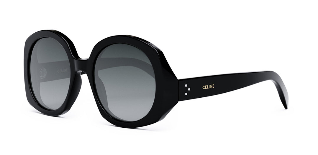 Celine Oversized Acetate Glasses in Black