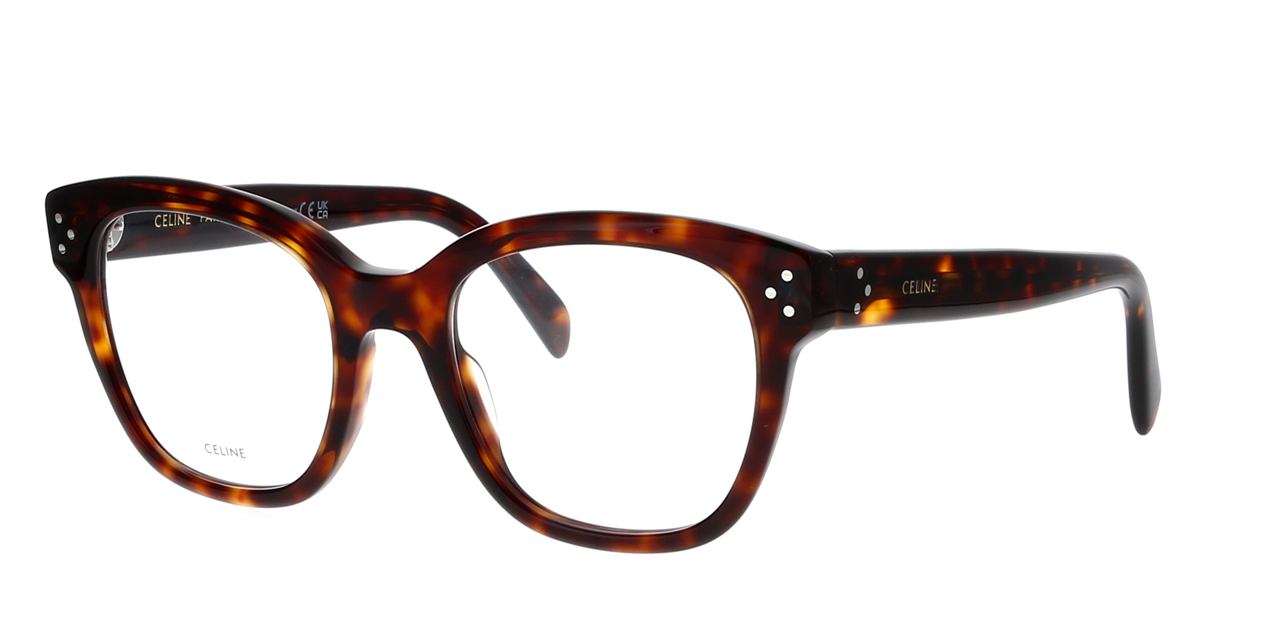【送料&関税込】Celine 3 Dots Cl50086i - Dark Havana Rx Glas CELINE Bold 3 Dots CL50086I Square Glasses | Fashion Eyewear US