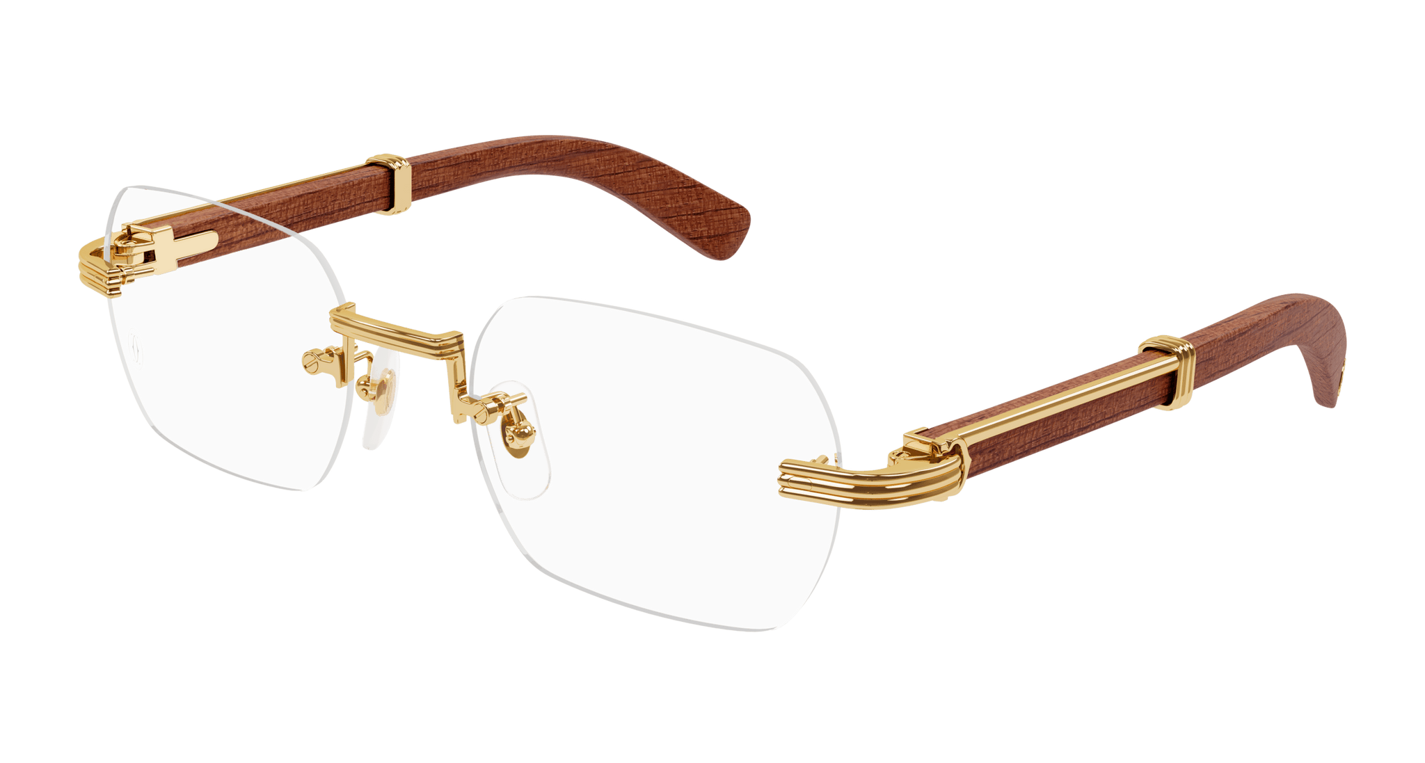 Clear frame cartier glasses best sale