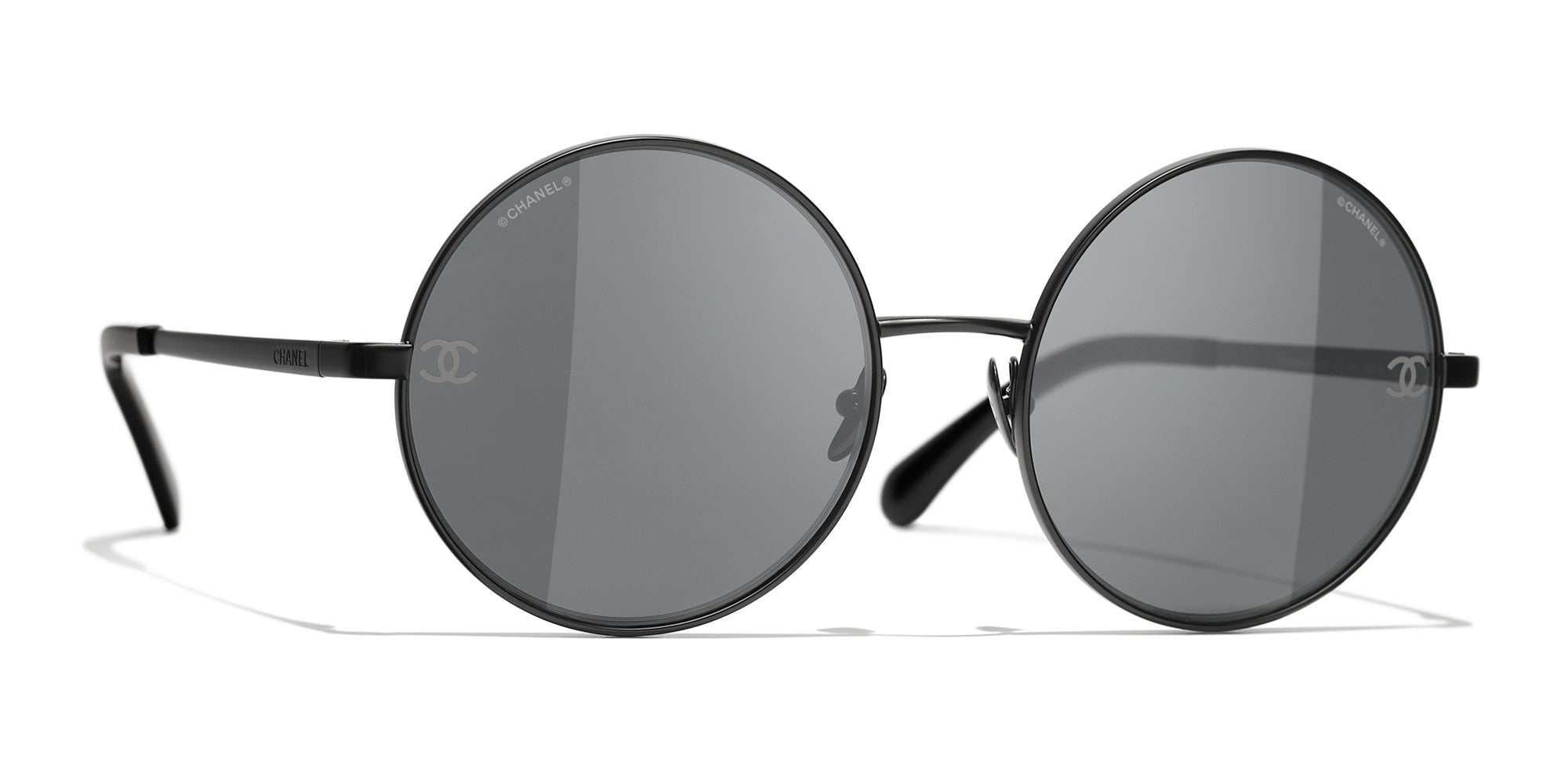 Sunglasses Chanel Black in Metal - 37586661