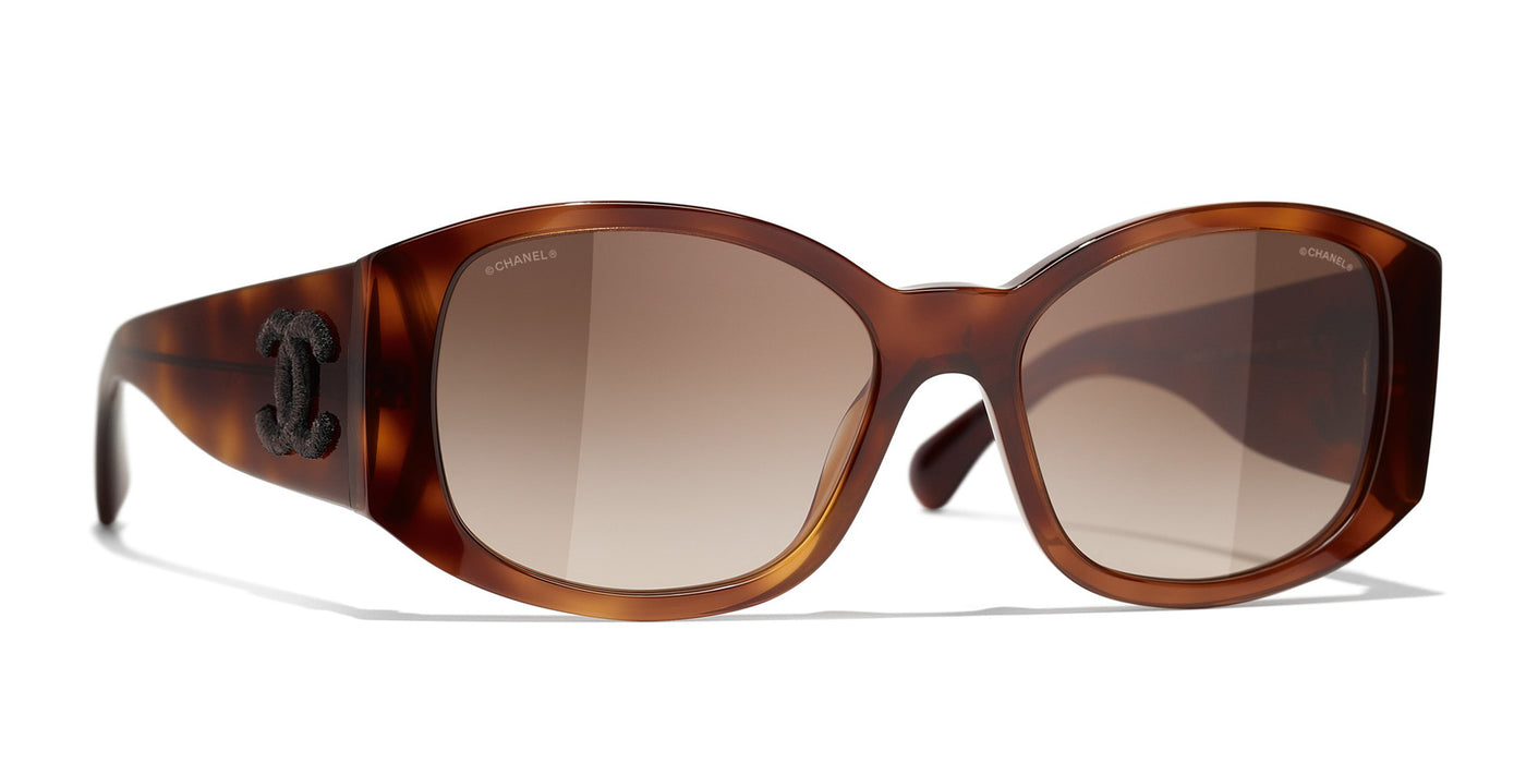 Chanel sunglasses rectangle rimless - Gem
