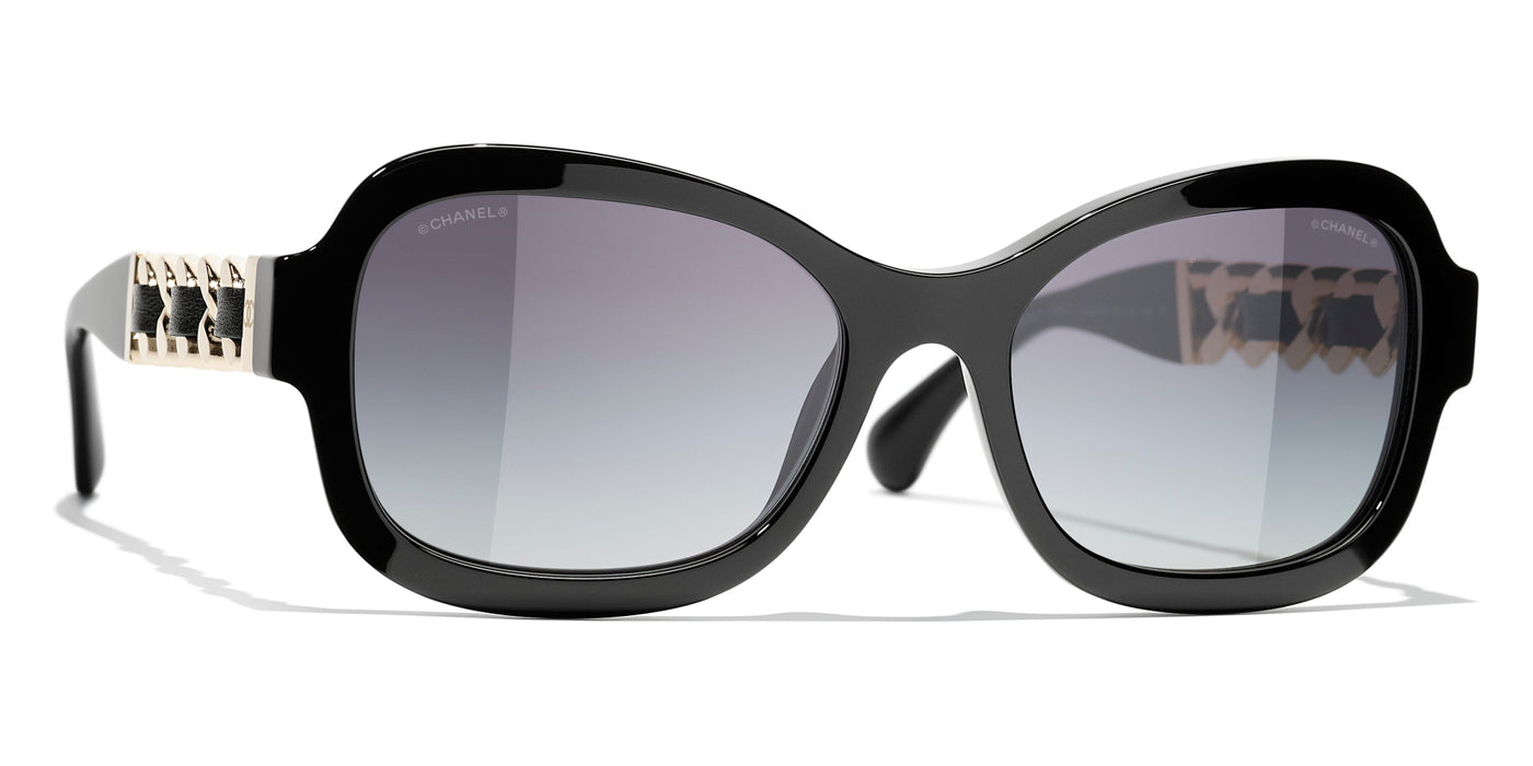 CHANEL 5465Q Rectangle Sunglasses | Fashion Eyewear