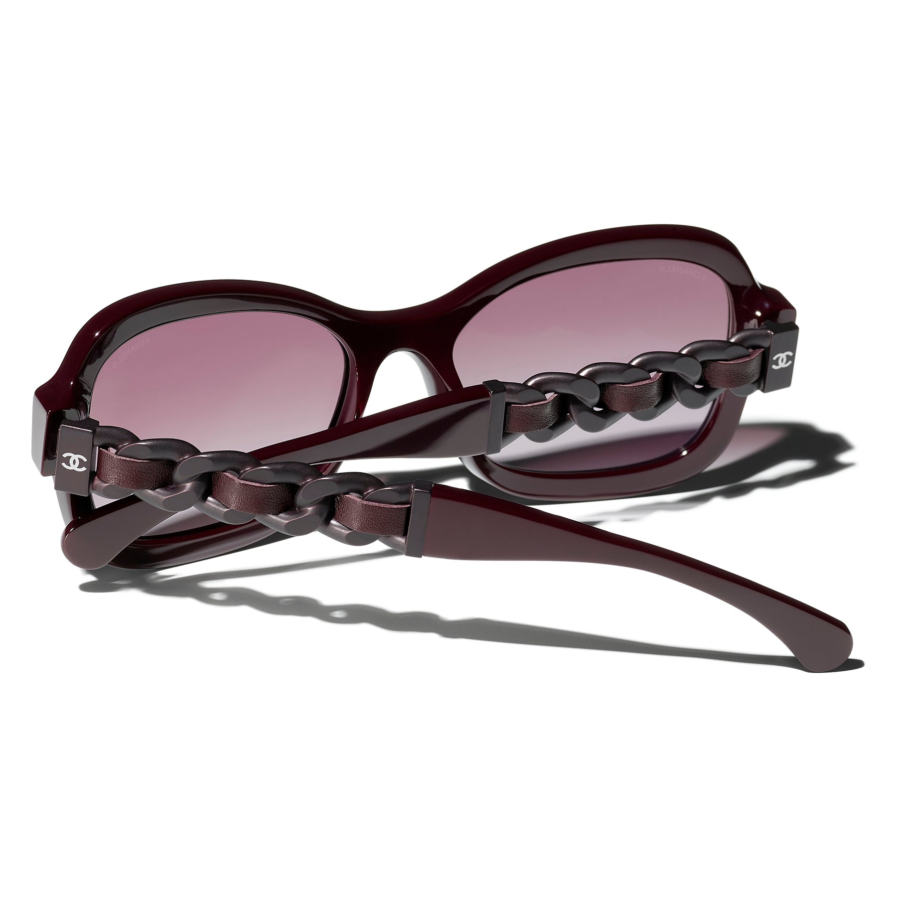 CHANEL 5465Q Rectangle Sunglasses | Fashion Eyewear US