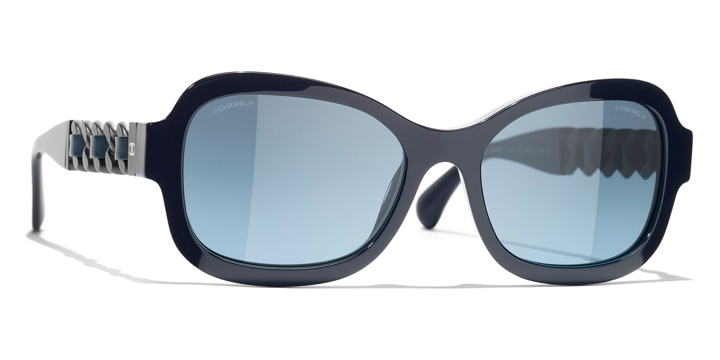 CHANEL 5465Q Rectangle Sunglasses | Fashion Eyewear US