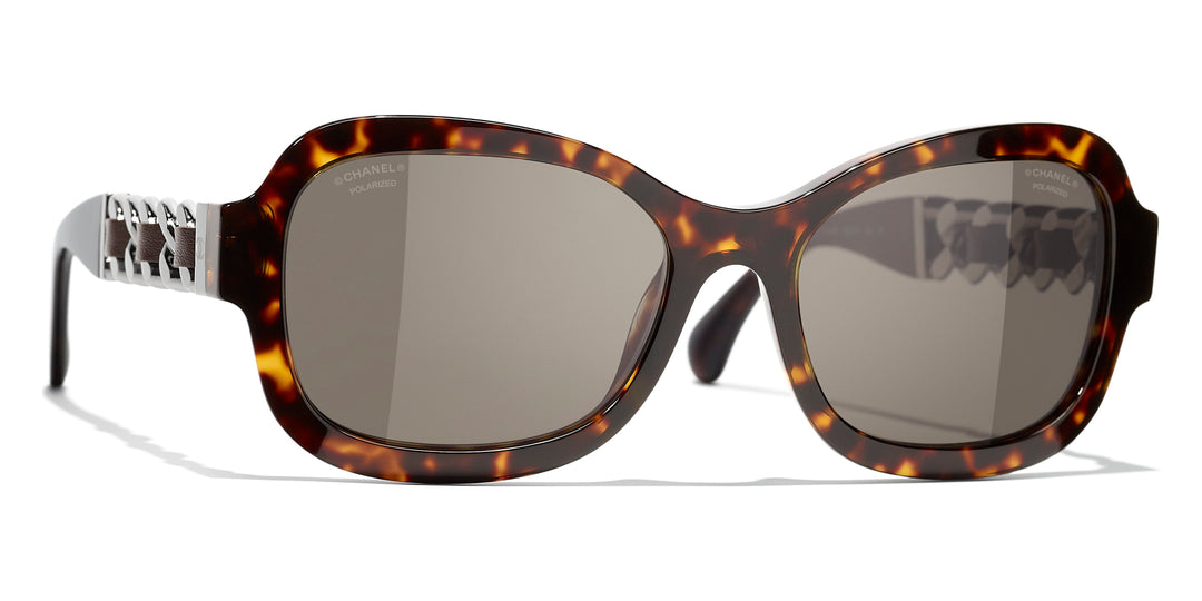 CHANEL 5465Q Rectangle Sunglasses | Fashion Eyewear