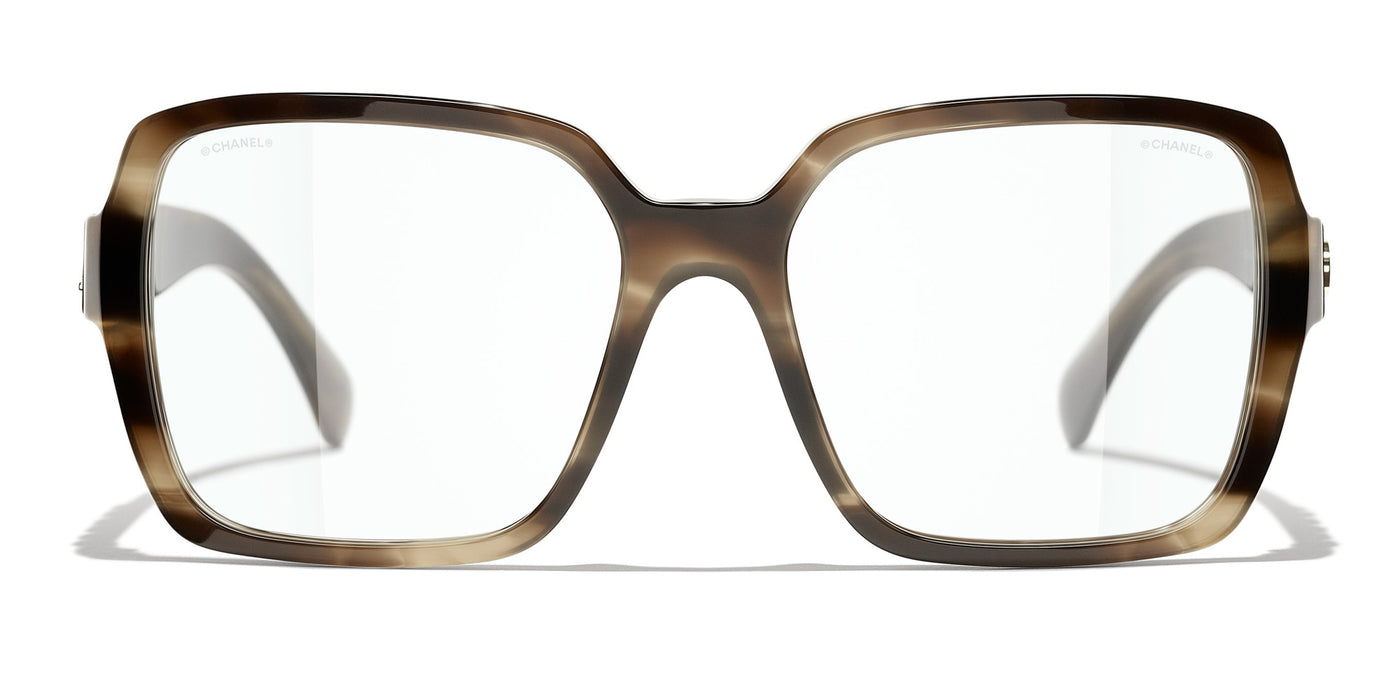 Chanel Square Blue Light Glasses - Acetate, Black - Polarized - UV Protected - Women's Sunglasses - 5408S C622/SB