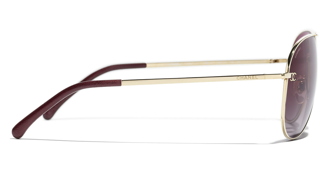 シャネル CHANEL Cat Eye Sunglasses 4181 Gold 458300 | FASHIONPHILE