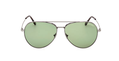 Tom Ford Dashel-02 TF996 Shiny Gunmetal/Green #colour_shiny-gunmetal-green