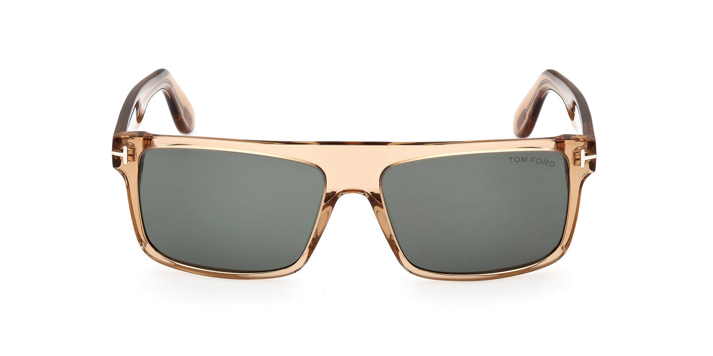 Tom Ford Philippe-02 TF999 Shiny Light Brown/Green #colour_shiny-light-brown-green