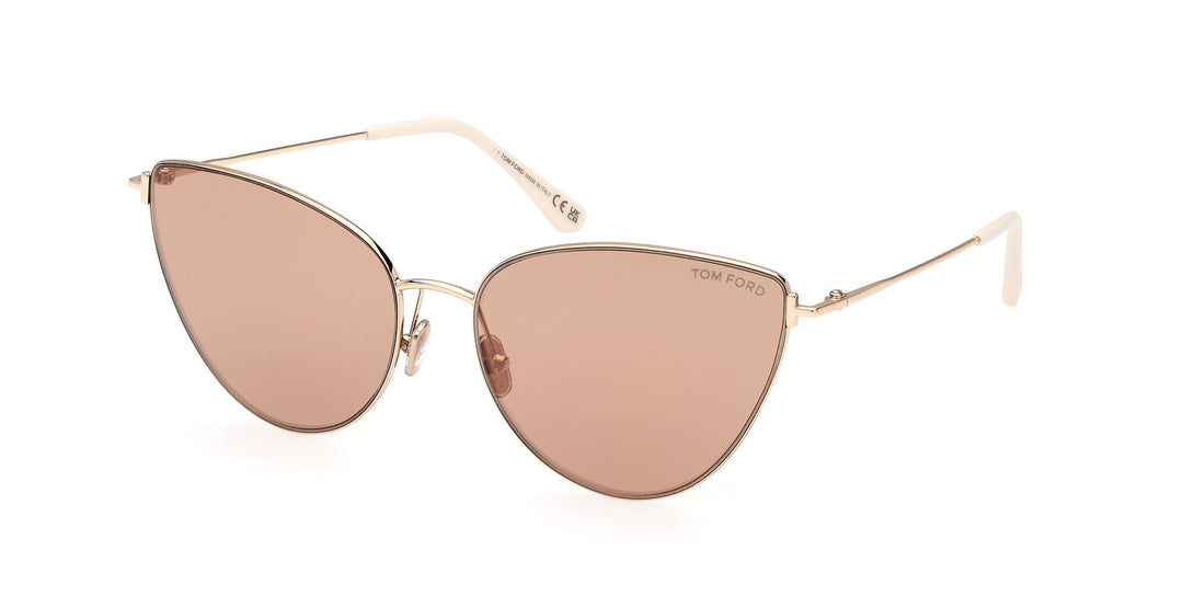Authentic NEW Tom Ford Anais 2 Cat Eye Sunglasses Tom Ford - Anais Sunglasses - Cat Eye Sunglasses - Gold  main image 4
