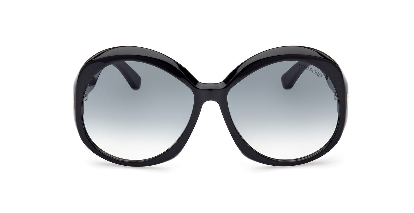 Tom Ford Annabelle TF1010 Shiny Black/Gradient Smoke #colour_shiny-black-gradient-smoke