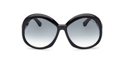 Tom Ford Annabelle TF1010 Shiny Black/Gradient Smoke #colour_shiny-black-gradient-smoke