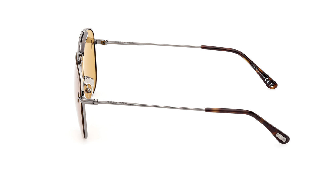 Tom Ford Brady TF1018 Aviator Sunglasses | Fashion Eyewear US display picture 1