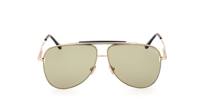 Tom Ford Brady TF1018 Shiny Rose Gold/Green #colour_shiny-rose-gold-green