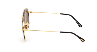 Tom Ford Brady TF1018 Shiny Deep Gold/Smoke #colour_shiny-deep-gold-smoke