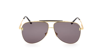 Tom Ford Brady TF1018 Shiny Deep Gold/Smoke #colour_shiny-deep-gold-smoke