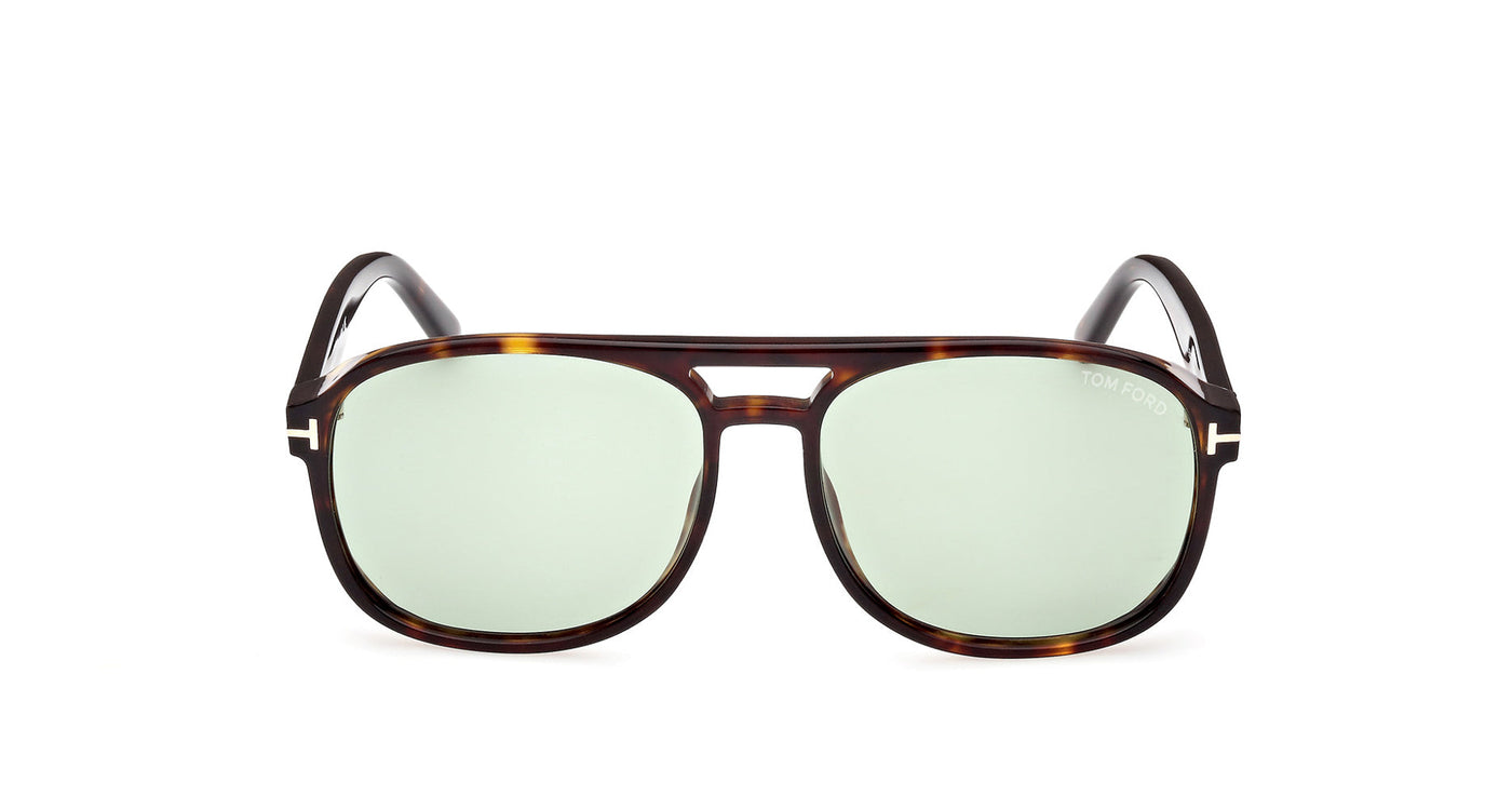 Tom Ford Rosco TF1022 Dark Havana/Green #colour_dark-havana-green