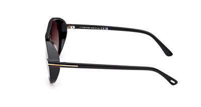 Tom Ford Marcus TF1023 Shiny Black/Smoke Gradient #colour_shiny-black-smoke-gradient