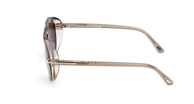 Tom Ford Marcus TF1023 Shiny Light Brown/Smoke #colour_shiny-light-brown-smoke