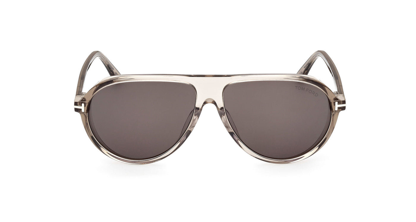 Tom Ford Marcus TF1023 Shiny Light Brown/Smoke #colour_shiny-light-brown-smoke