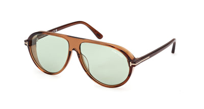 Tom Ford Marcus TF1023 Shiny Dark Brown/Green #colour_shiny-dark-brown-green