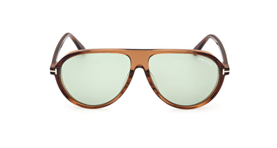 Tom Ford Marcus TF1023 Shiny Dark Brown/Green #colour_shiny-dark-brown-green