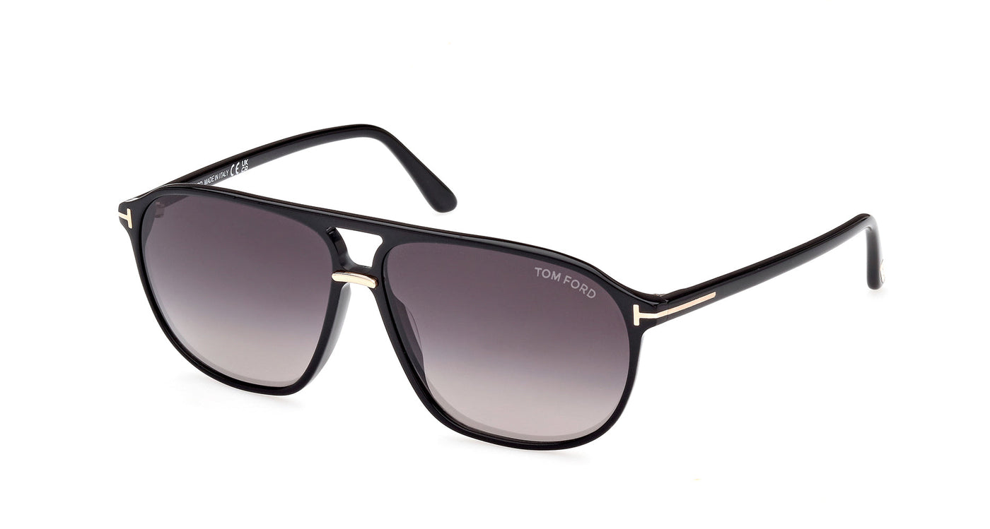 Tom Ford Bruce TF1026 Shiny Black/Smoke Gradient #colour_shiny-black-smoke-gradient