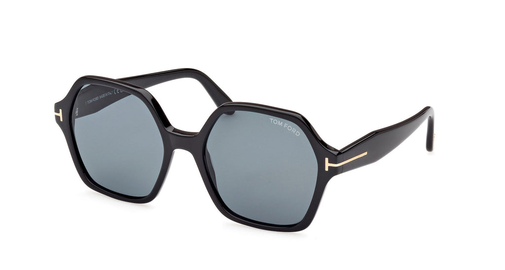 Tom Ford sunglasses. Hexagon shape Tom Ford Romy Smoke Hexagonal Sunglasses Ft1032-f 01a 56 in  main image 3