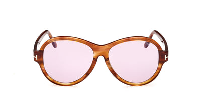 Tom Ford Camryn TF1033 Shiny Light Brown/Photochromic Violet #colour_shiny-light-brown-photochromic-violet