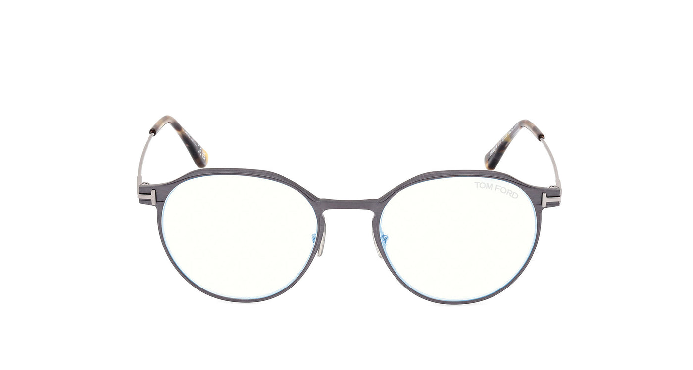 Tom Ford TF5866-B Blue Light Round Glasses | Fashion Eyewear