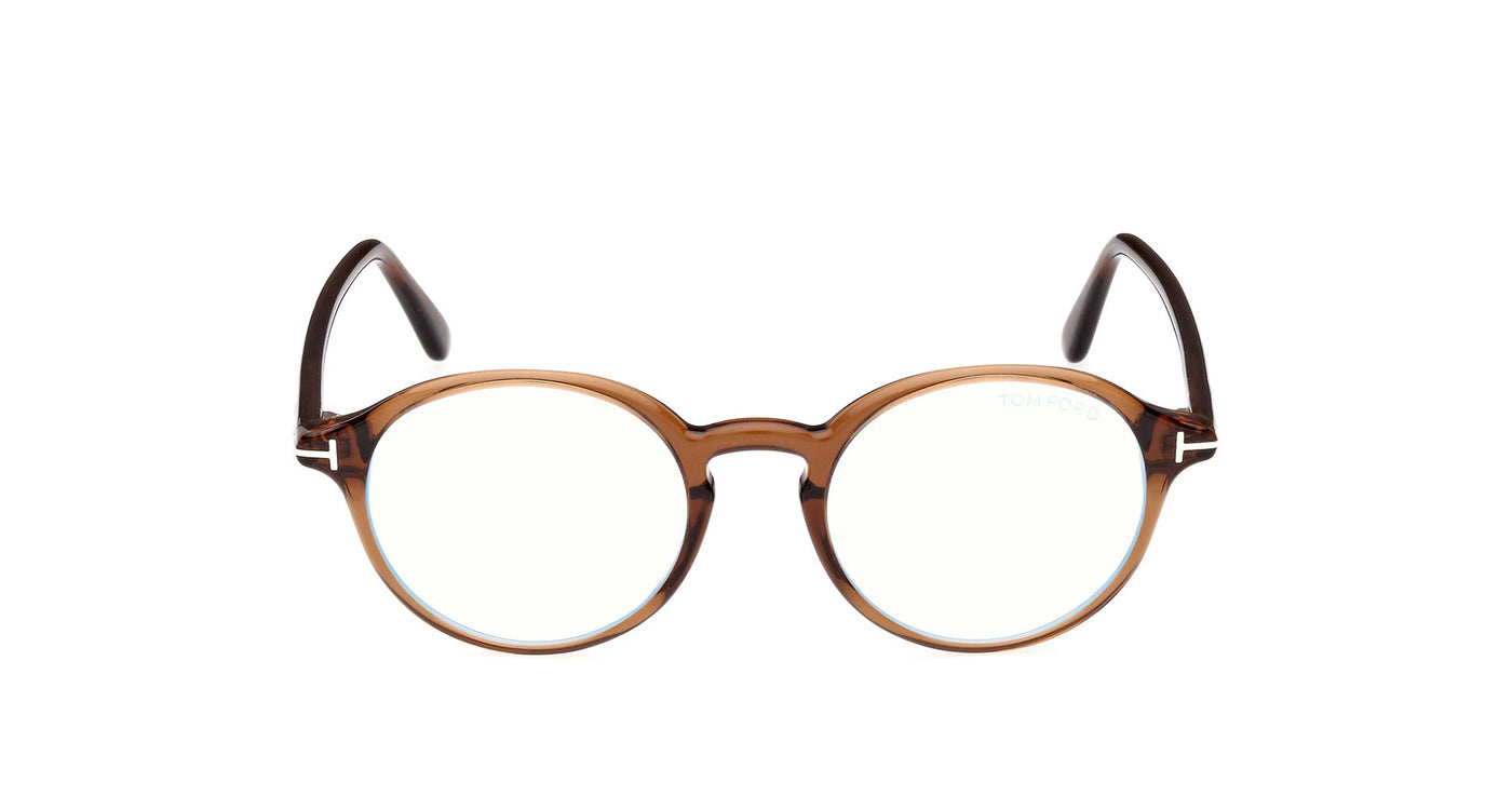 Tom Ford TF5867-B Blue Light Shiny Dark Brown #colour_shiny-dark-brown