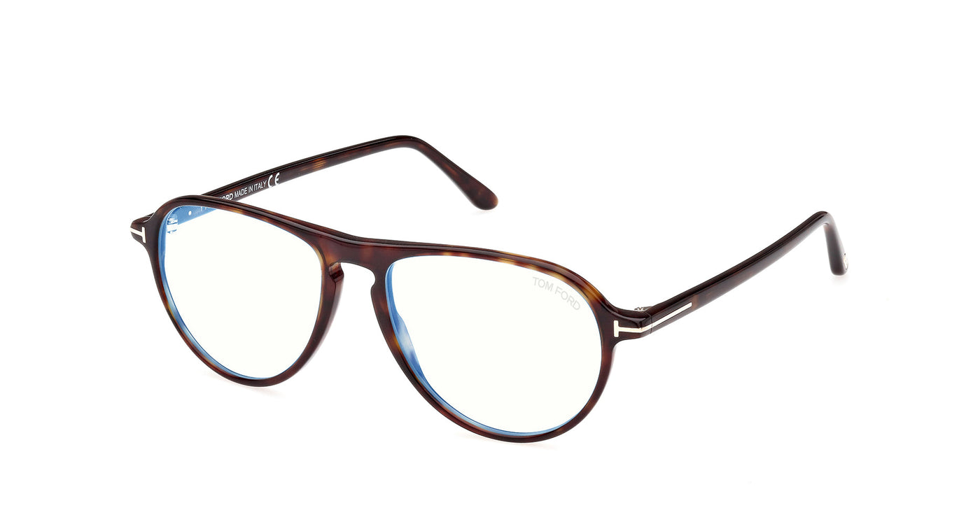 Tom Ford TF5869-B Blue Light Dark Havana #colour_dark-havana