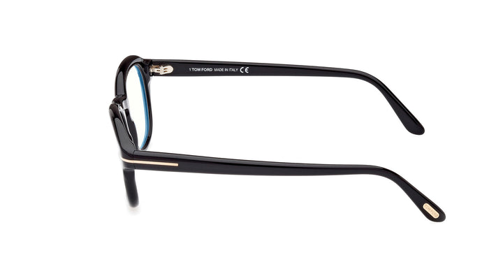 Tom Ford TF5871-B Blue Light Round Glasses | Fashion Eyewear display picture 2