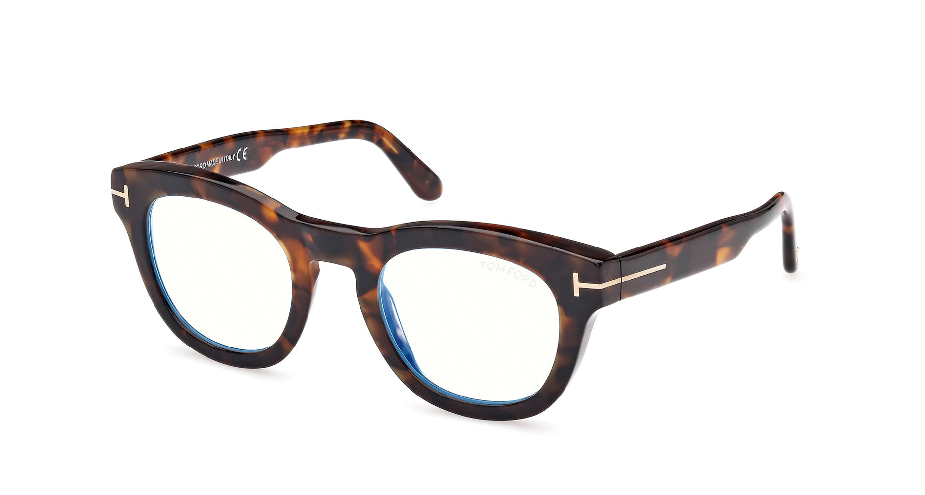 Tom Ford TF5873-B Blue Light Square Glasses | Fashion Eyewear