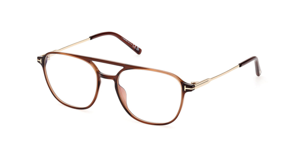 Tom Ford TF5874-B Blue Light Shiny Dark Brown #colour_shiny-dark-brown