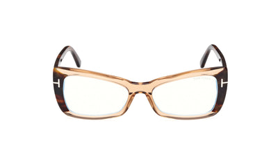 Tom Ford TF5879-B Blue Light Shiny Light Brown #colour_shiny-light-brown