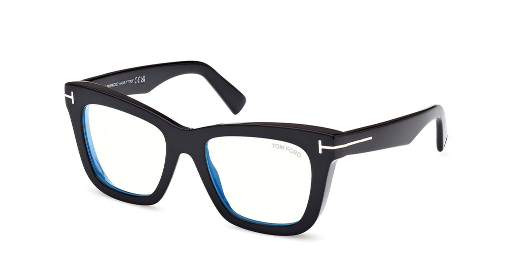 Tom Ford TF5881-B Blue Light Square Glasses | Fashion Eyewear US
