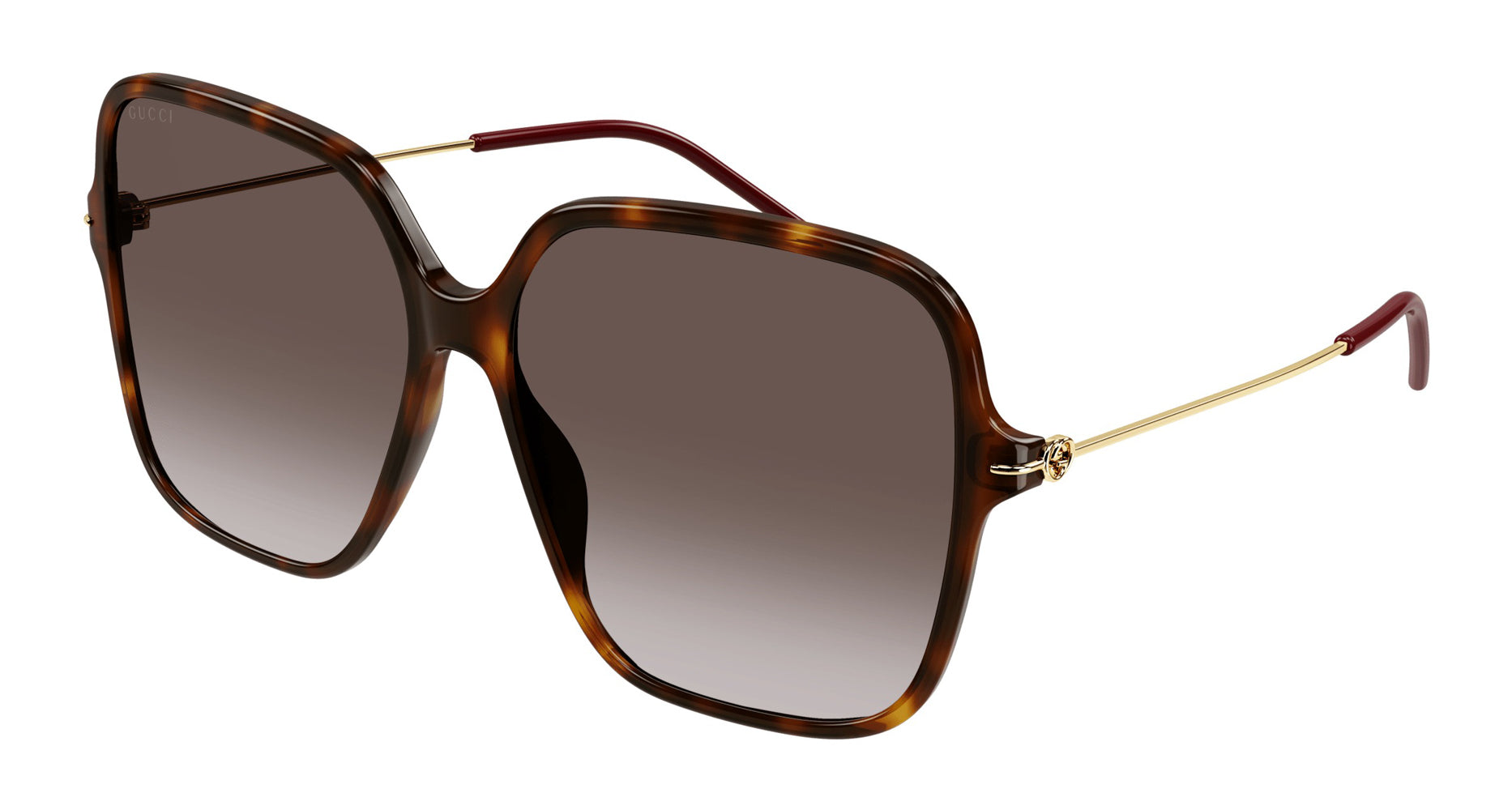 Gucci square deals aviator sunglasses